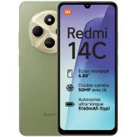 Xiaomi Redmi 14C - 256GO Vert reconditionné - Testé et garanti