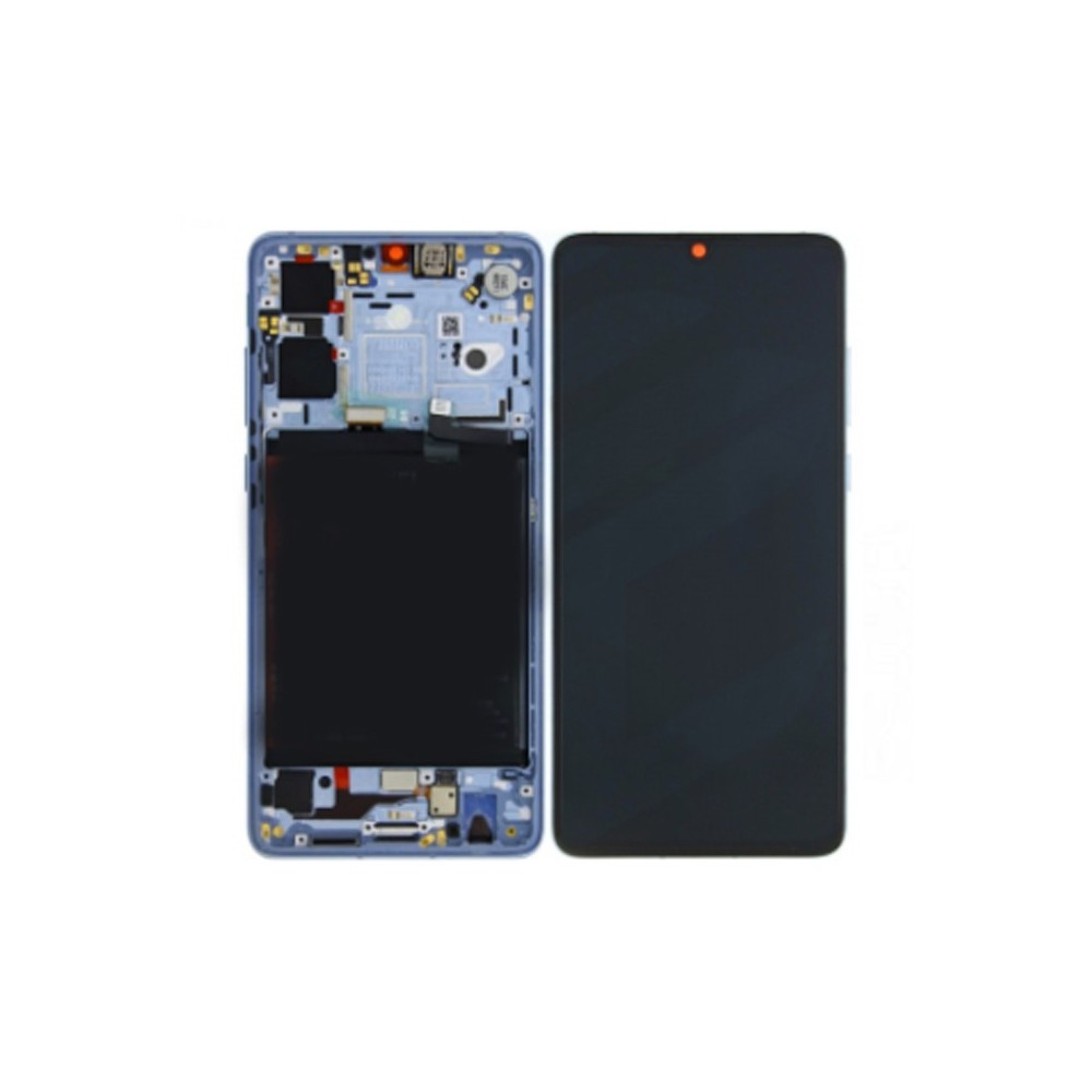 Écran Huawei P30 nacré Bleu LCD sur châssis