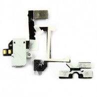 Nappe des Boutons Volume + Prise Casque Jack Audio iPhone 4 Blanc