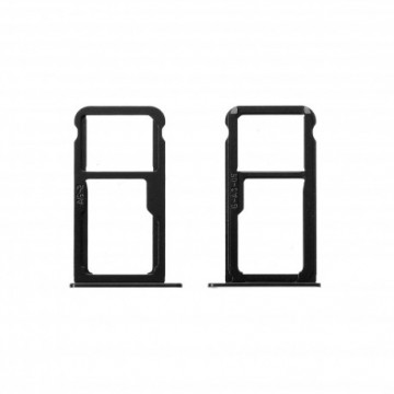 Tiroir SIM + SD pour Huawei P10 Noir