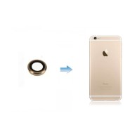 Lentille camera avec contour iPhone 6 / 6S / 6 PLUS / 6S PLUS Rose