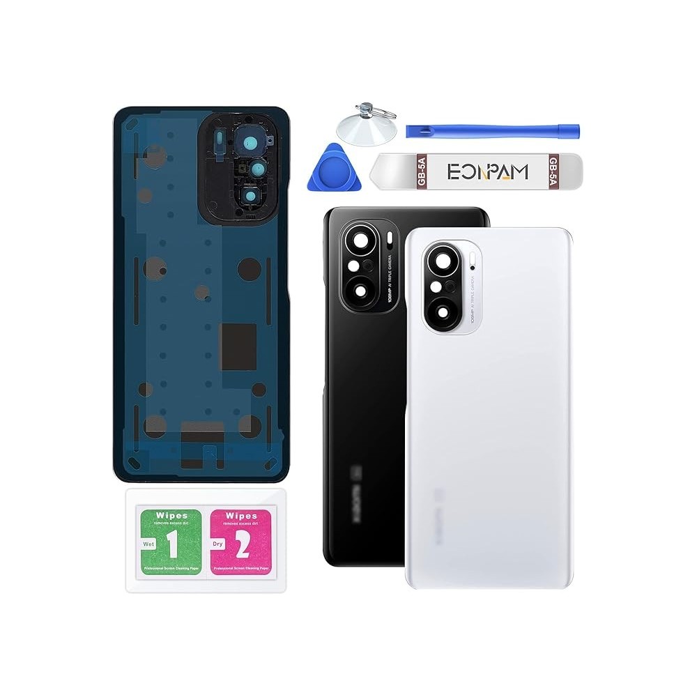 Vitre arrière Xiaomi Mi 11i Blanc avec lentille caméra