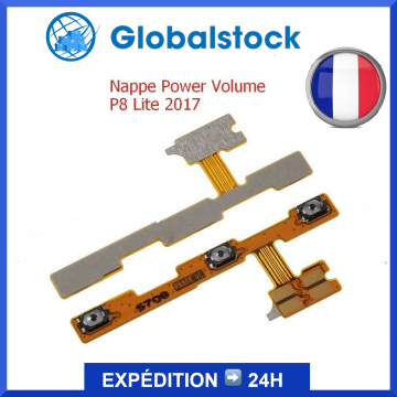 Nappe bouton Huawei P8 lite 2017 - Envoi gratuit 24h