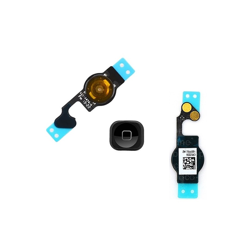Nappe Bouton home noir iPhone 5C