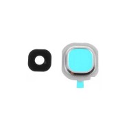 Lentille Caméra en Verre + Contour Silver/ ARGENT Samsung Galaxy J5 2016 SM-J510F