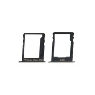 Tiroir SIM + SD pour Huawei P8 Lite Noir