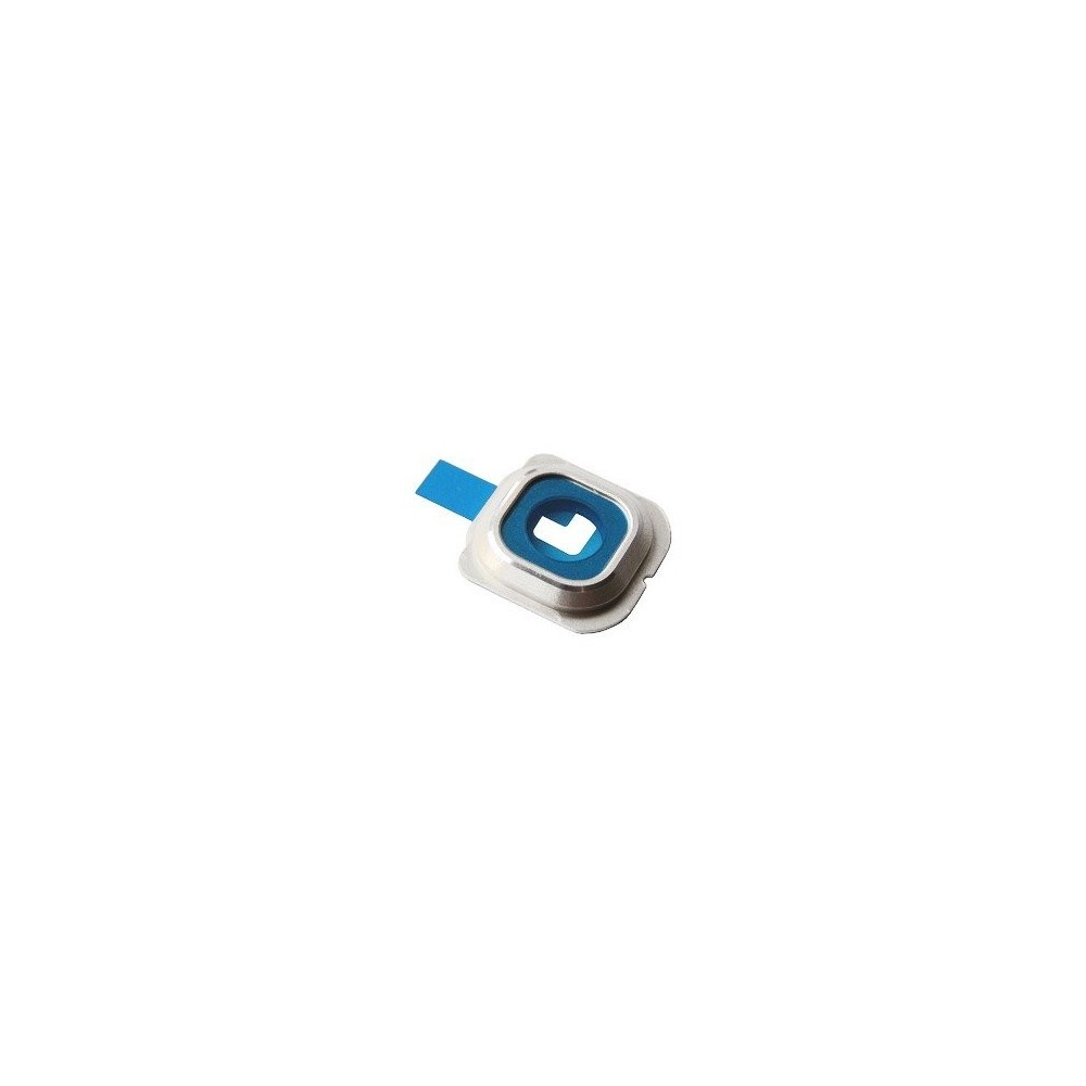 Lentille en Verre avec Contour Blanc Caméra Samsung Galaxy S6 Edge G925F
