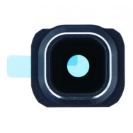Lentille Caméra Arrière en Verre avec Contour Bleu Samsung Galaxy S6 Edge G925F