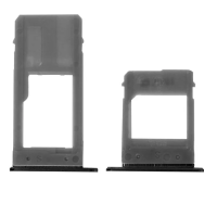 Tiroir carte Sim + tiroir Micro SD Samsung Galaxy A5 2017 Noir