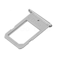 Tiroir sim pour rack Samsung Galaxy S6 Edge G925 / Argent Silver