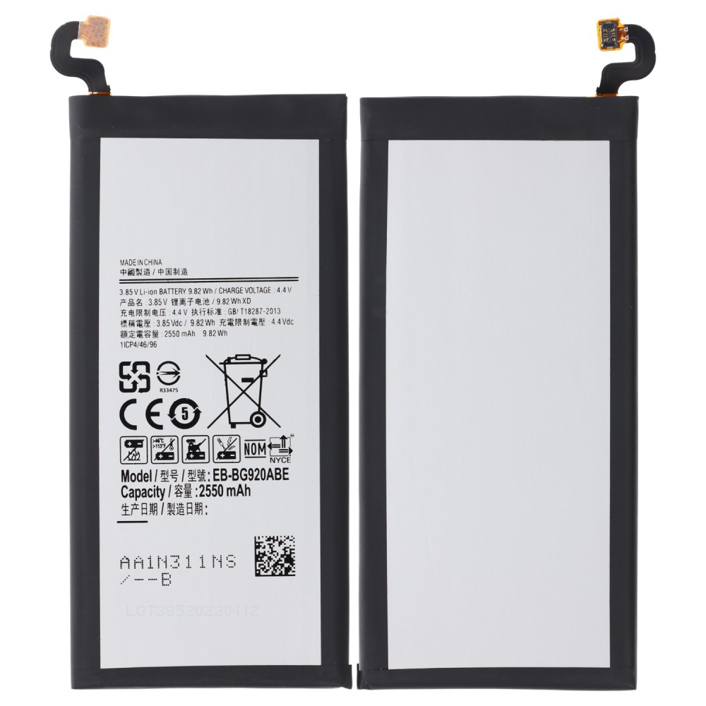 Batterie Samsung Galaxy S6 G920 EB-BG920ABE