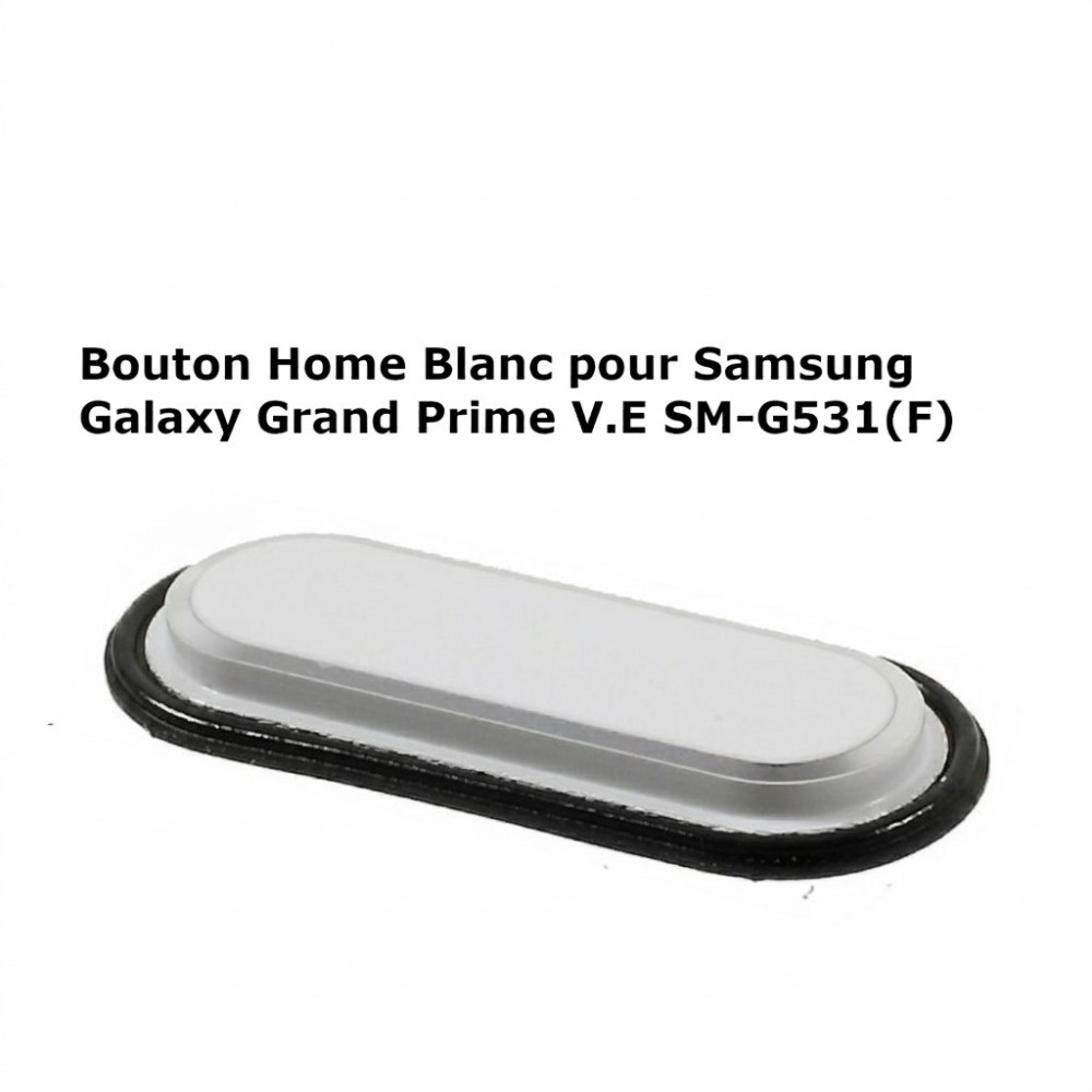 Bouton Home Blanc Samsung Galaxy Grand Prime V.E SM-G531(F)+ J5