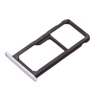 Tiroir SIM + SD pour Huawei P8 Lite (2017) Blanc