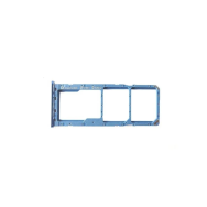 Tiroir Double Sim + SD Samsung Galaxy A7 2018 (A750F) Bleu
