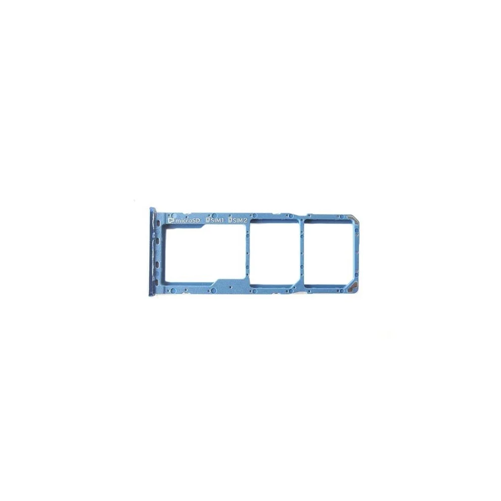 Tiroir Double Sim + SD Samsung Galaxy A7 2018 (A750F) Bleu