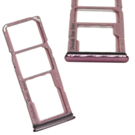 Tiroir Double Sim + SD Samsung Galaxy A7 2018 (A750F) Rose