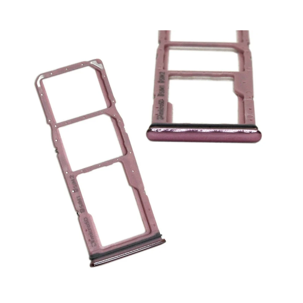 Tiroir Double Sim + SD Samsung Galaxy A7 2018 (A750F) Rose