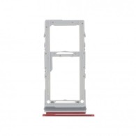 Tiroir double SIM + SD Samsung Galaxy S20 Ultra G988F / S20+ G986F Rouge - Envoi gratuit 24h
