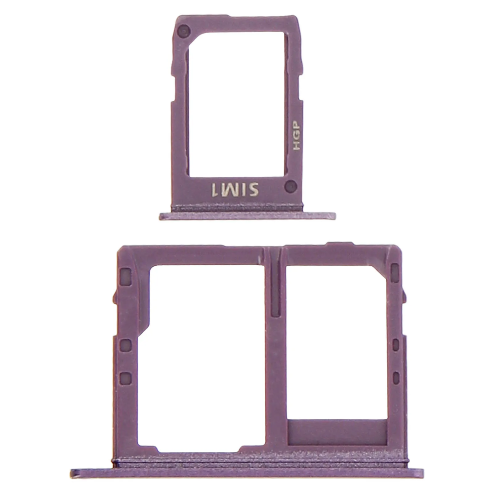Tiroir double SIM / SD Samsung Galaxy J6 2018 (J600F) Violet