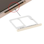 Tiroir SIM + micro SD Samsung Galaxy A3 / A5 / A7 2016 Blanc