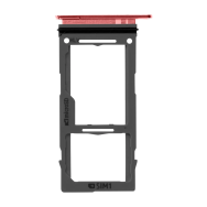 Tiroir SIM + SD Samsung Galaxy S10 / S10e / S10 + cardinal Rouge