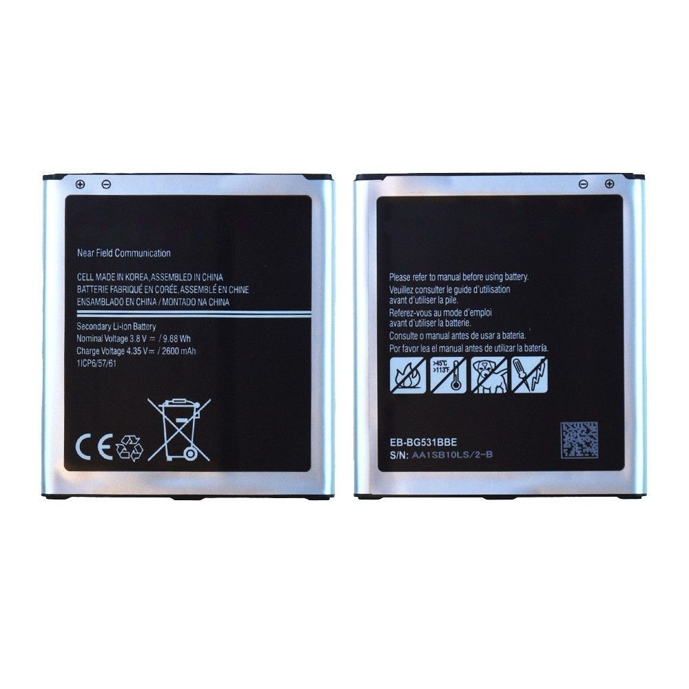 Batterie Samsung Galaxy J3 2016 (J310) / J5 (J500) / Grand Prime EB-BG530BBE BG531BBE BG530CBE