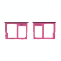 Double Tiroir SIM/ SD Samsung Galaxy J4+ / J6+ (2018) Rose
