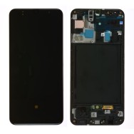 Écran Samsung Galaxy A50 (A505F) OLED Noir LCD sur châssis