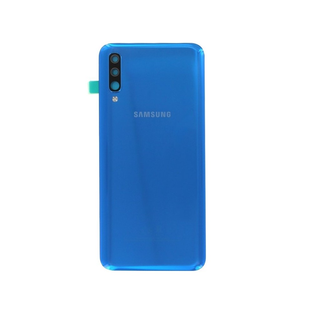Vitre arrière Samsung Galaxy A50 (A505F) – Bleu avec lentille caméra