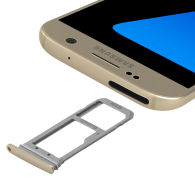 Tiroir SIM / SD Samsung Galaxy S7 G930F / S7 Edge G935F Or