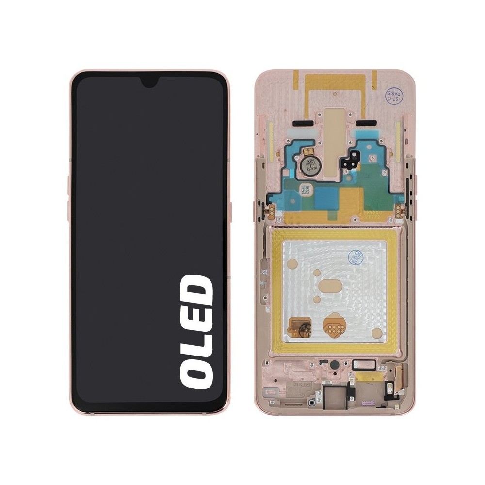Écran Samsung Galaxy A80 (A805F) Or LCD sur châssis