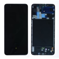 Écran Samsung Galaxy A70 (A705F) Noir LCD sur châssis