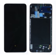 Écran Samsung Galaxy A70 (A705F) Noir LCD sur châssis