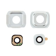 Lentille caméra arrière Blanc Samsung Galaxy S6 G920