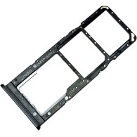 Tiroir double SIM + micro SD Samsung Galaxy A30s / A50s Noir