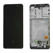 Écran Samsung Galaxy A41 (A415F) Noir LCD sur châssis