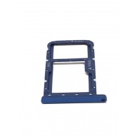 Tiroir Dual SIM Double Nano SIM/SD Carte Mémoire HUAWEI P20 Lite Bleu