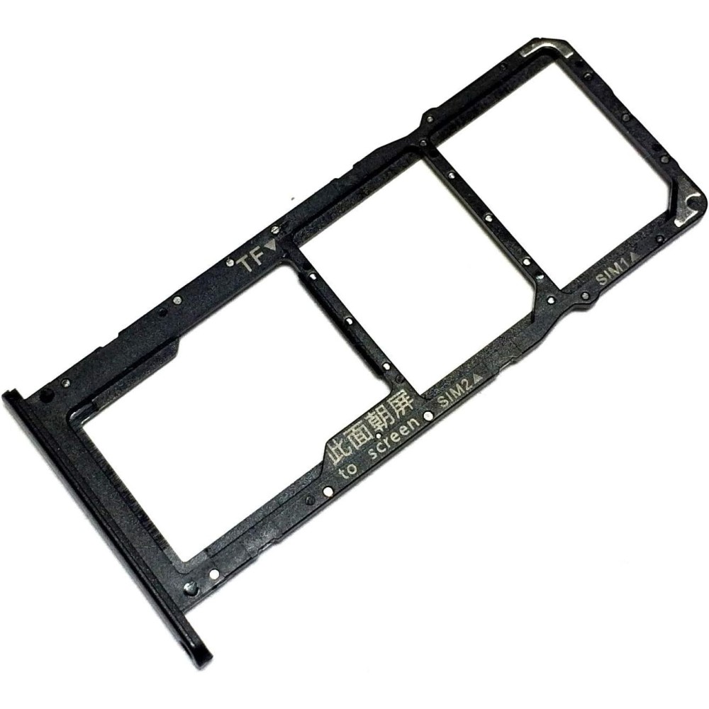 Tiroir Double Sim + SD Carte Mémoire HUAWEI Y9 2018 / Enjoy 8e Noir