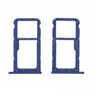 Tiroir cartes SIM et SD Bleu Huawei P20 Lite