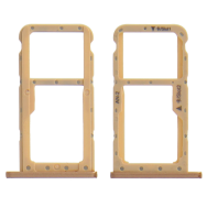 Tiroir Dual Sim Double Nano Sim / SD Carte Mémoire HUAWEI P20 Lite Gold