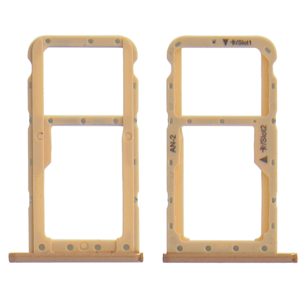Tiroir Dual Sim Double Nano Sim / SD Carte Mémoire HUAWEI P20 Lite Gold