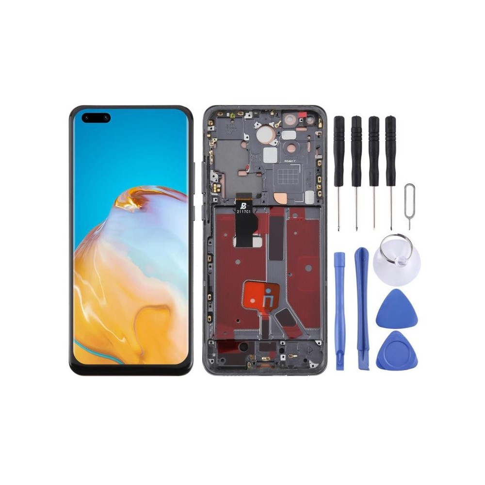 Écran Huawei P40 Noir LCD sur châssis