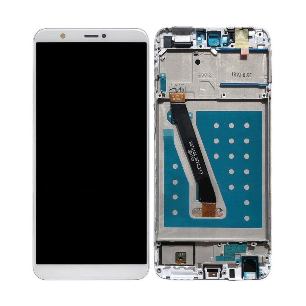 Écran Huawei P Smart Blanc LCD sur châssis