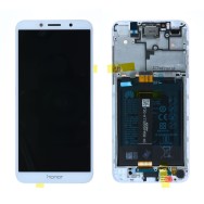 Écran HUAWEI Y5 2018 Blanc LCD sur châssis