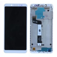 Écran Xiaomi Redmi Note 5 Blanc LCD sur châssis