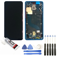 Écran Xiaomi Mi 9T/Mi 9T Pro Glacier Bleu LCD sur châssis