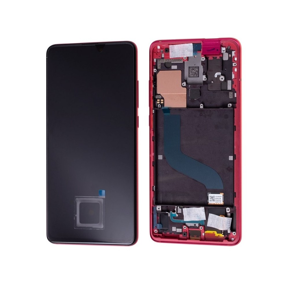 Écran Xiaomi Mi 9T / Mi 9T Pro flamme OLED Rouge LCD sur châssis