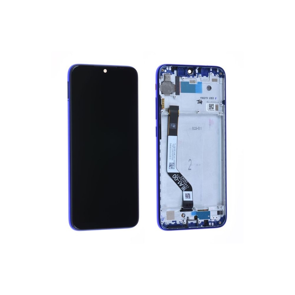 Écran Xiaomi Redmi Note 7 Bleu LCD sur châssis