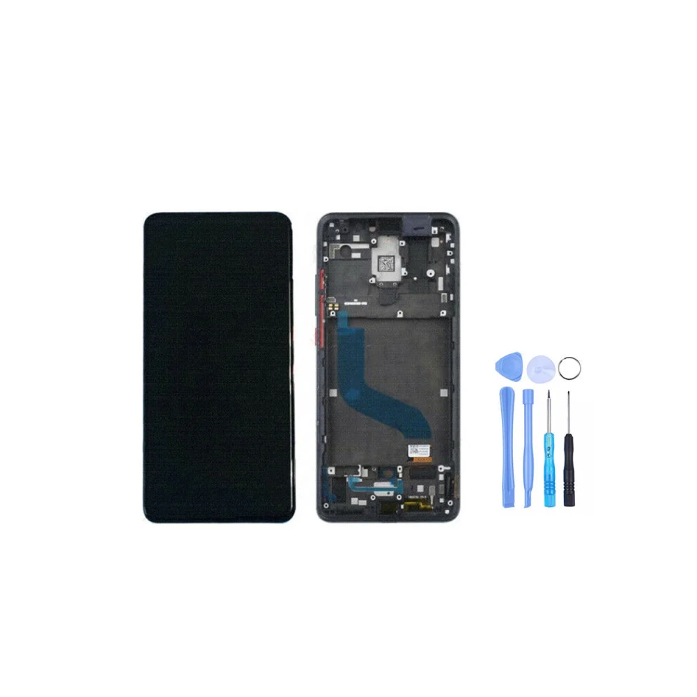 Écran Xiaomi Mi 9T/Mi 9T Pro Carbone Noir LCD sur châssis