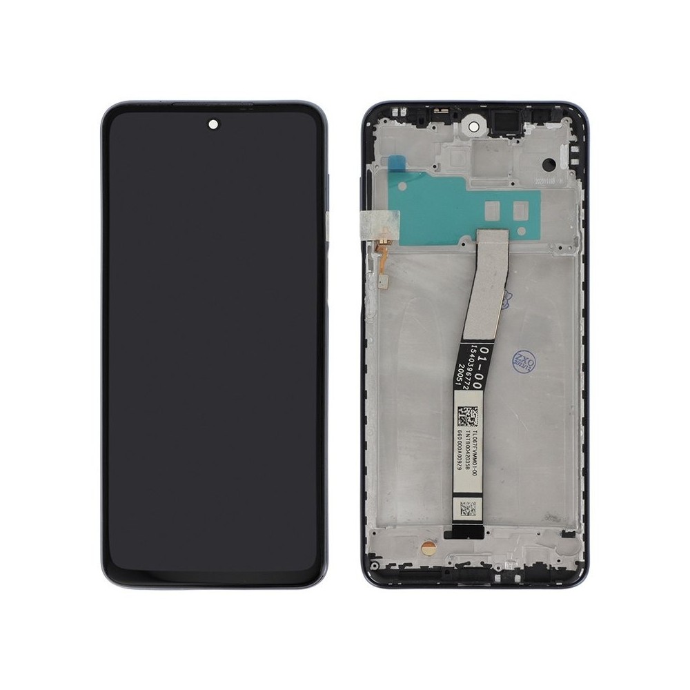 Écran Xiaomi Redmi Note 9S Gris LCD sur châssis
